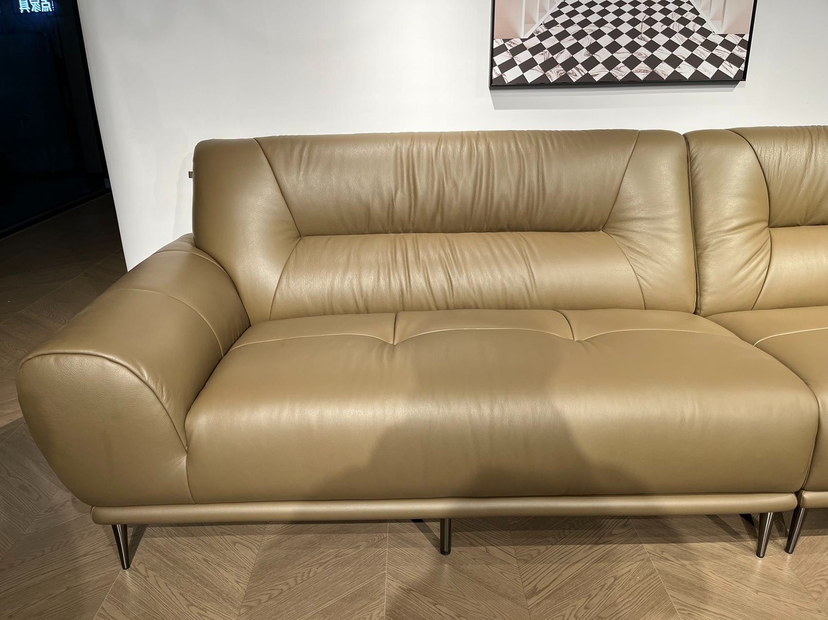 genuine leather sofa